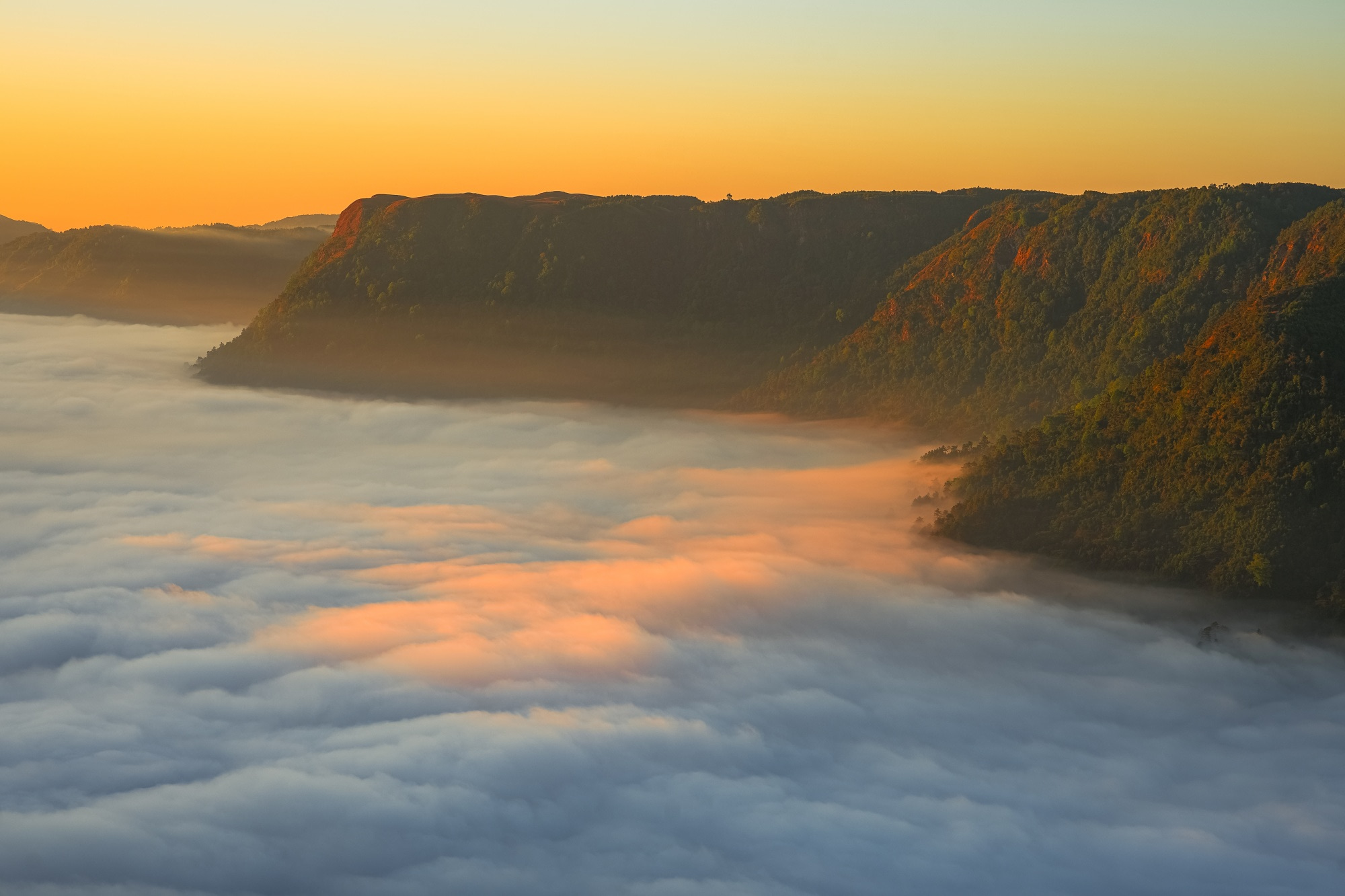 Village above the clouds