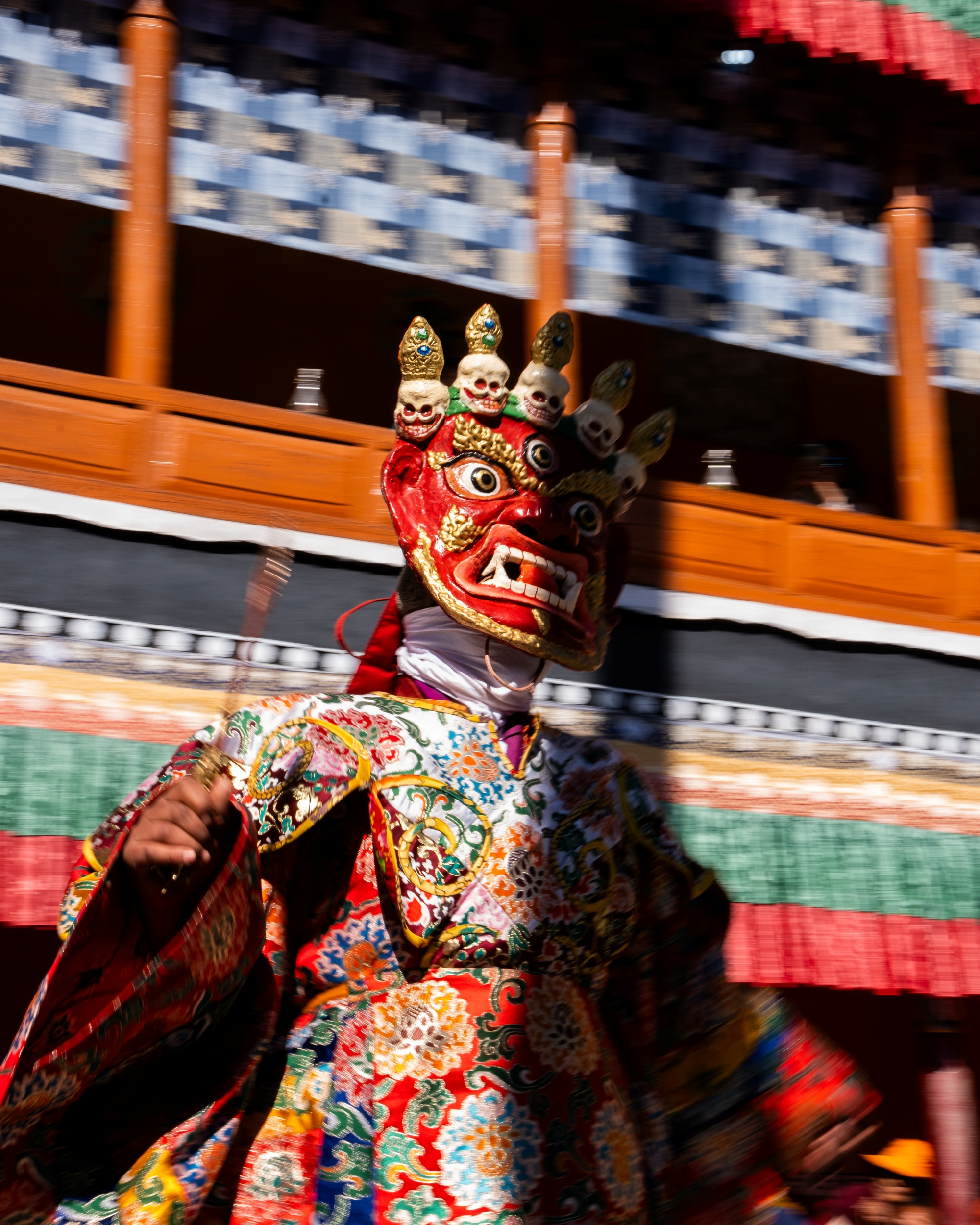 Chams dance at Thiksey gostur