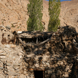 Ldortsik - traditional house made of stones and mud