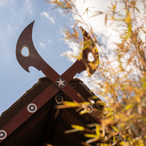 Morung - traditional naga house