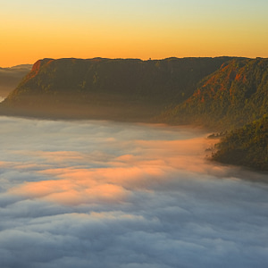 Village above the clouds